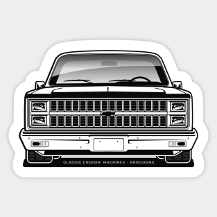 1981-82 Squarebody Chevrolet C10 Blazer Suburban BW Sticker